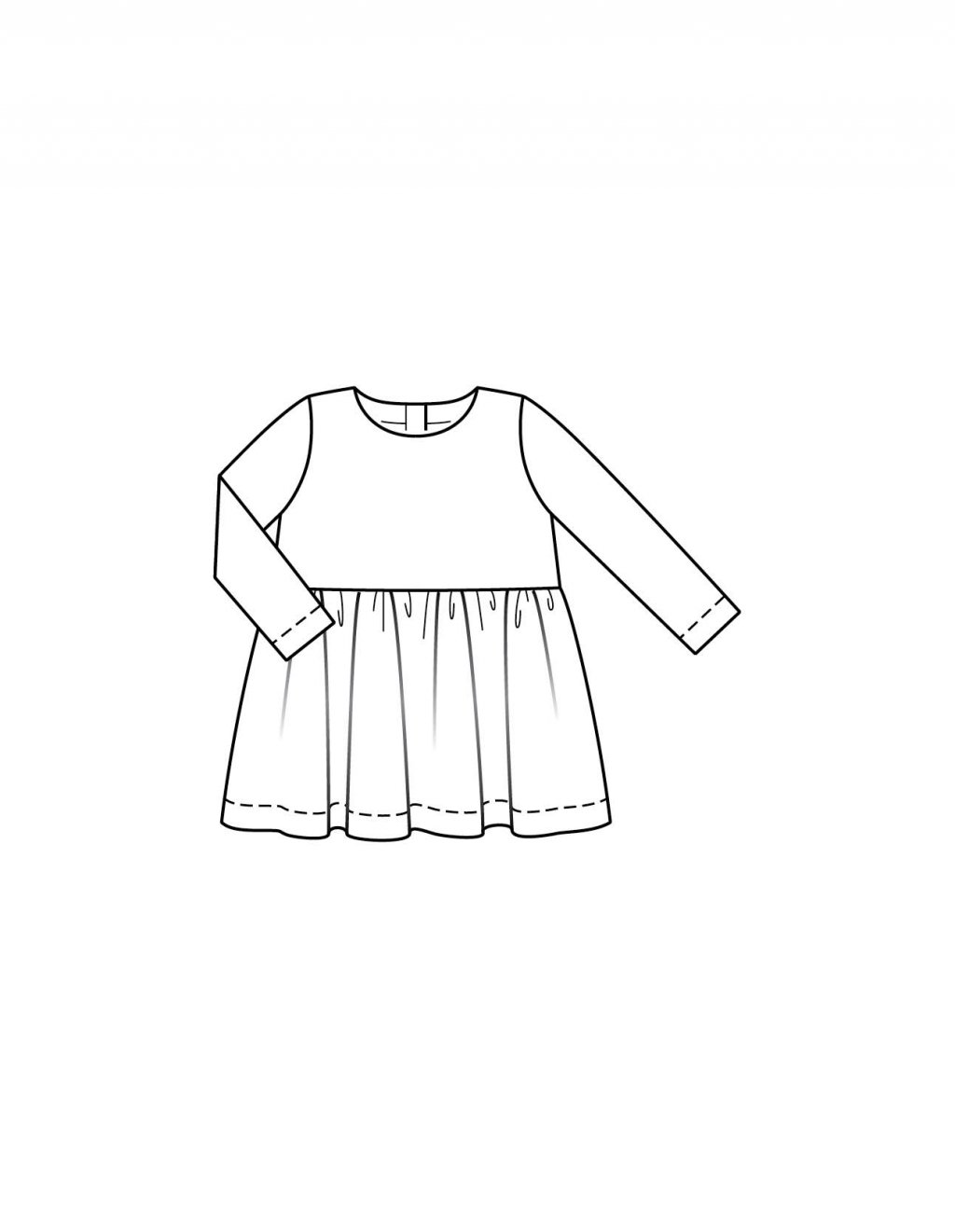 Dívčí šaty 130 A