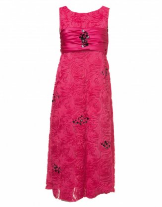Sytě růžové šaty