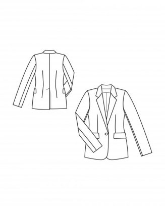 Prodloužená varianta kabátku (blejzr C)