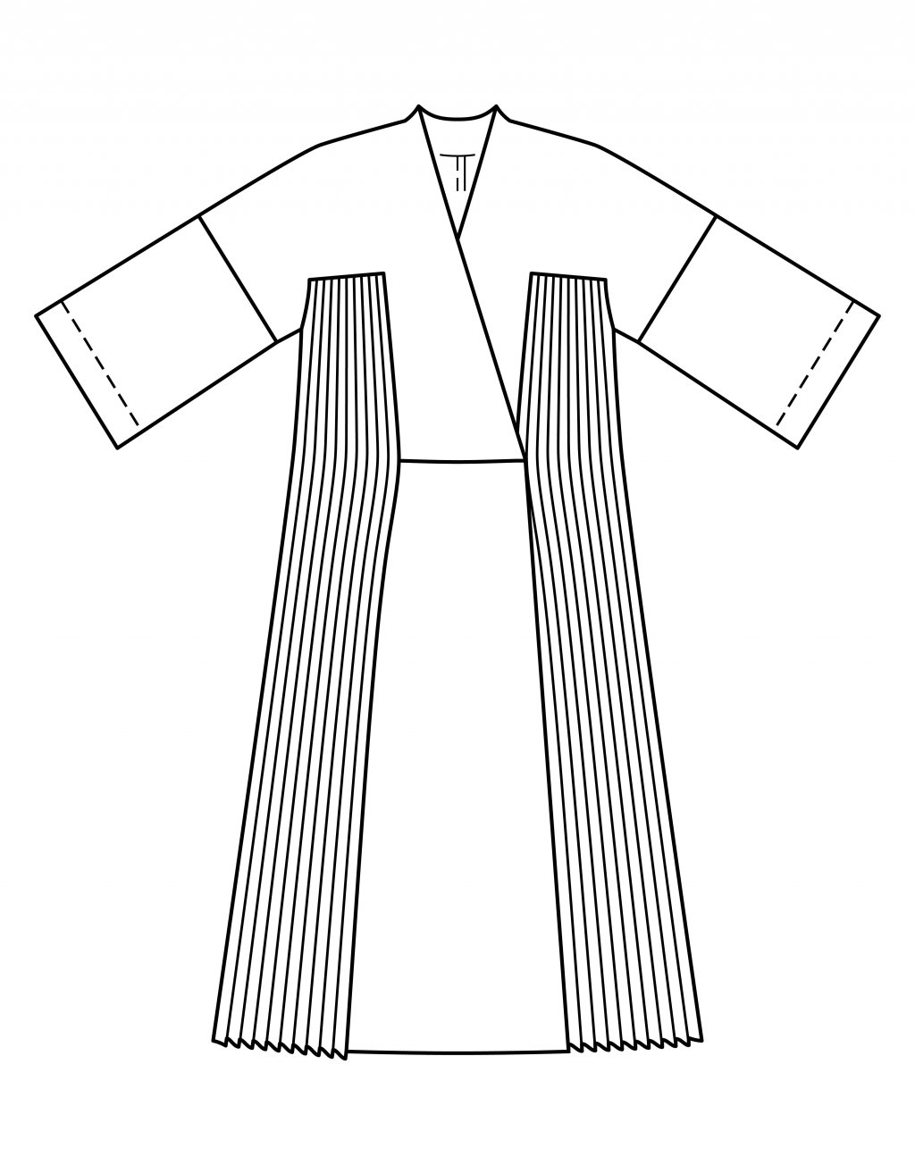 Kimonové šaty 117 C