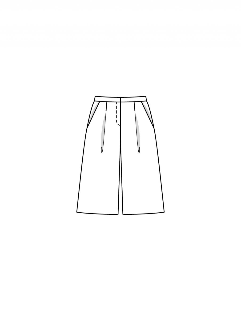 Kalhotová sukně 114 A