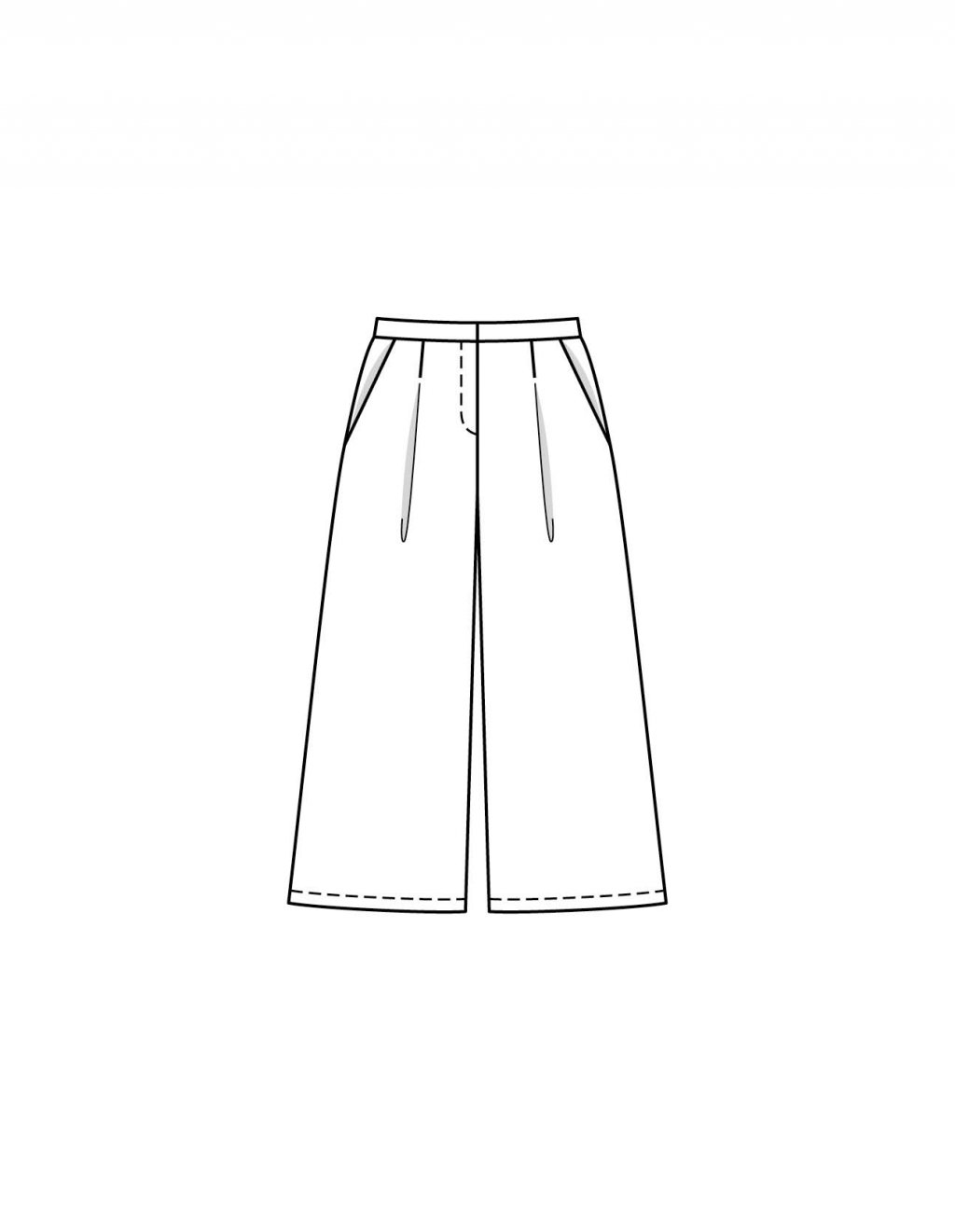 Kalhotová sukně 114 B