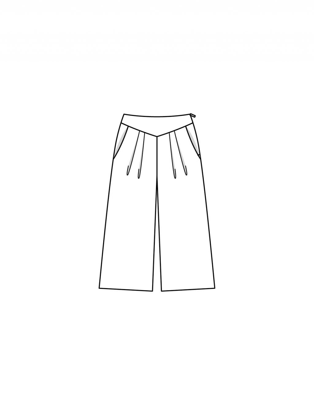Kalhotová sukně 106 B