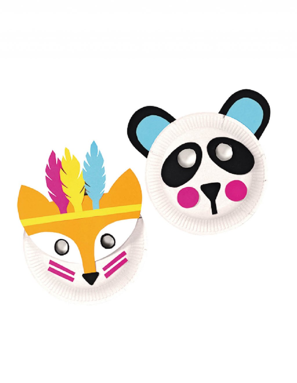 Masky Liška 656 a Panda 657 Masky Liška 656 a Panda 657