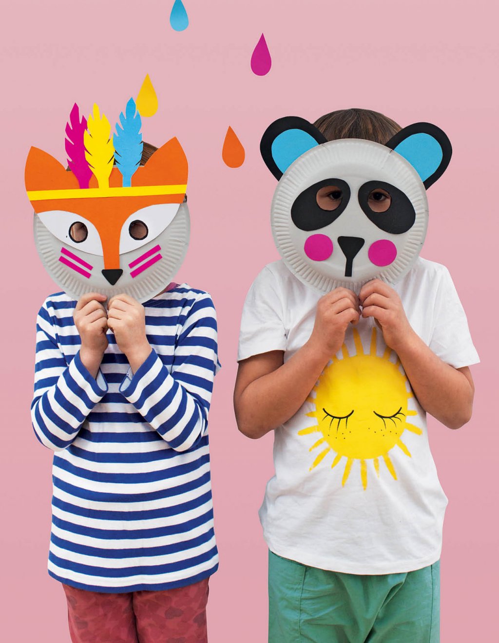 Maska "liška" 656 a "panda" 657 Maska "liška" 656 a "panda" 657