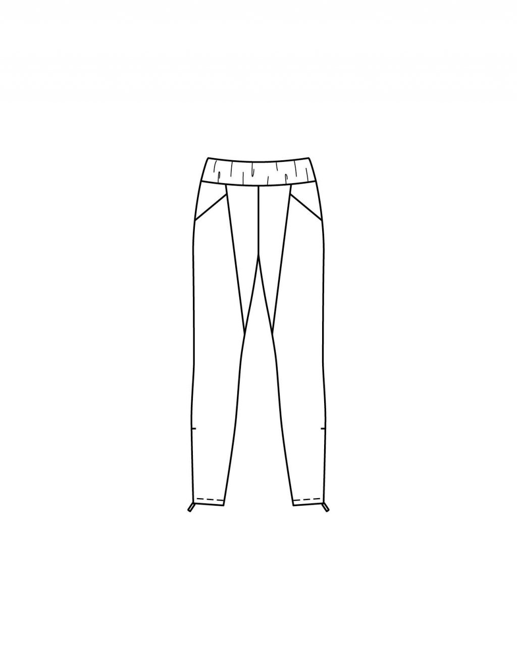 Běžecké kalhoty 106 B, C