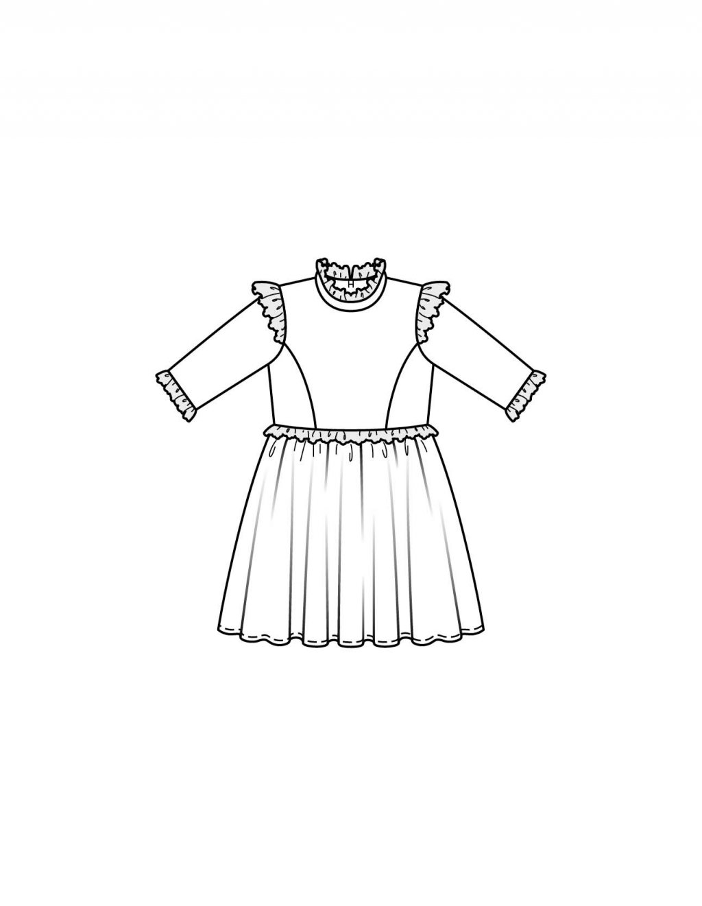 Dívčí šaty 125
