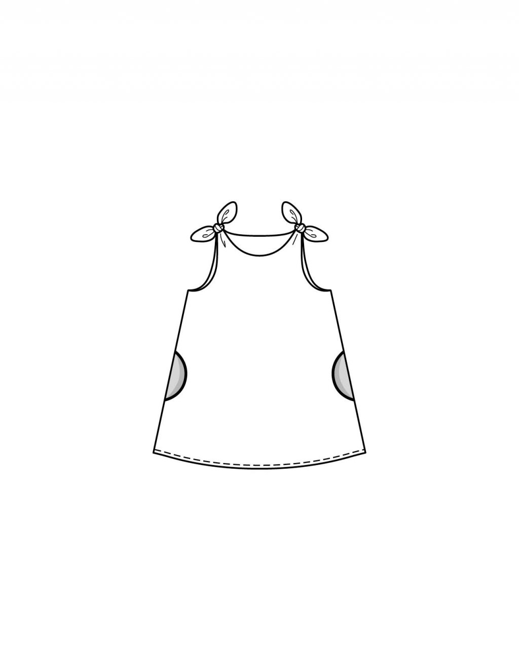 Dívčí šaty 126 A, B
