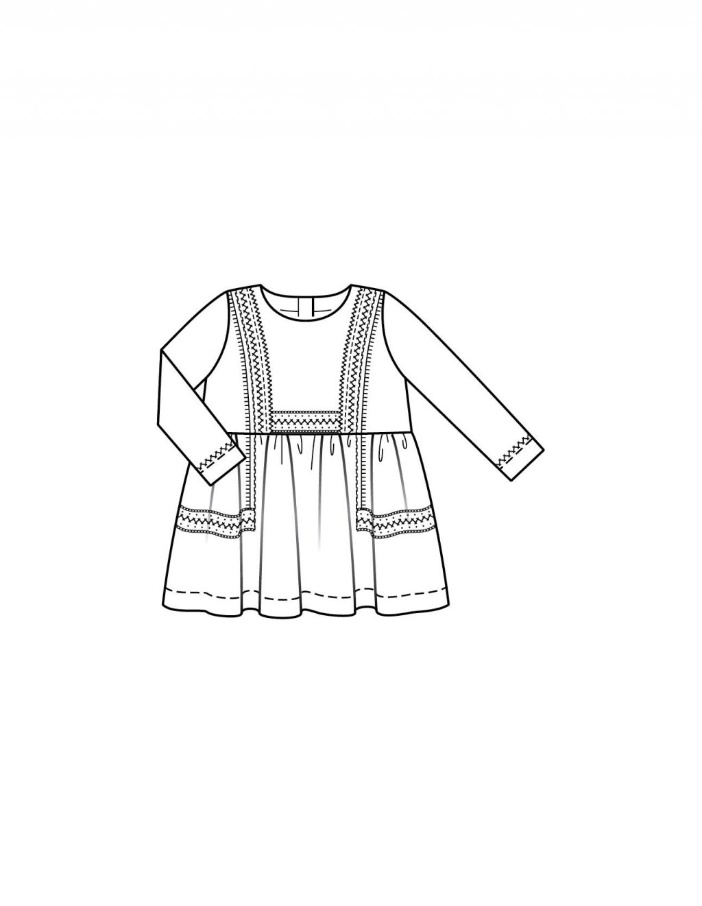 Dívčí šaty 130 B