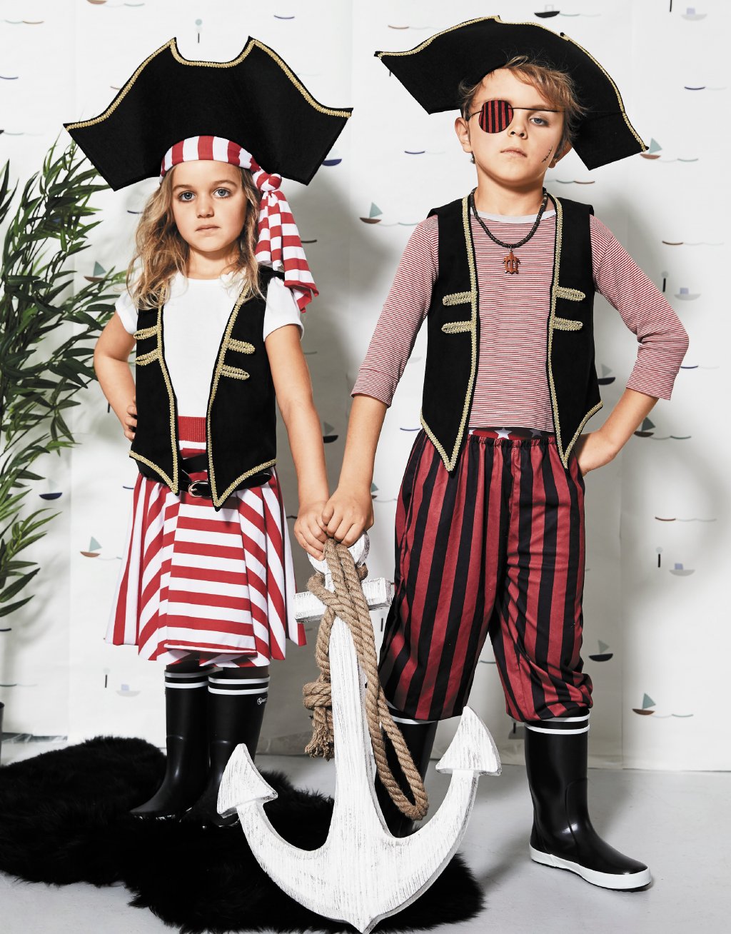Dětský kostým „Pirát a pirátka“ 132