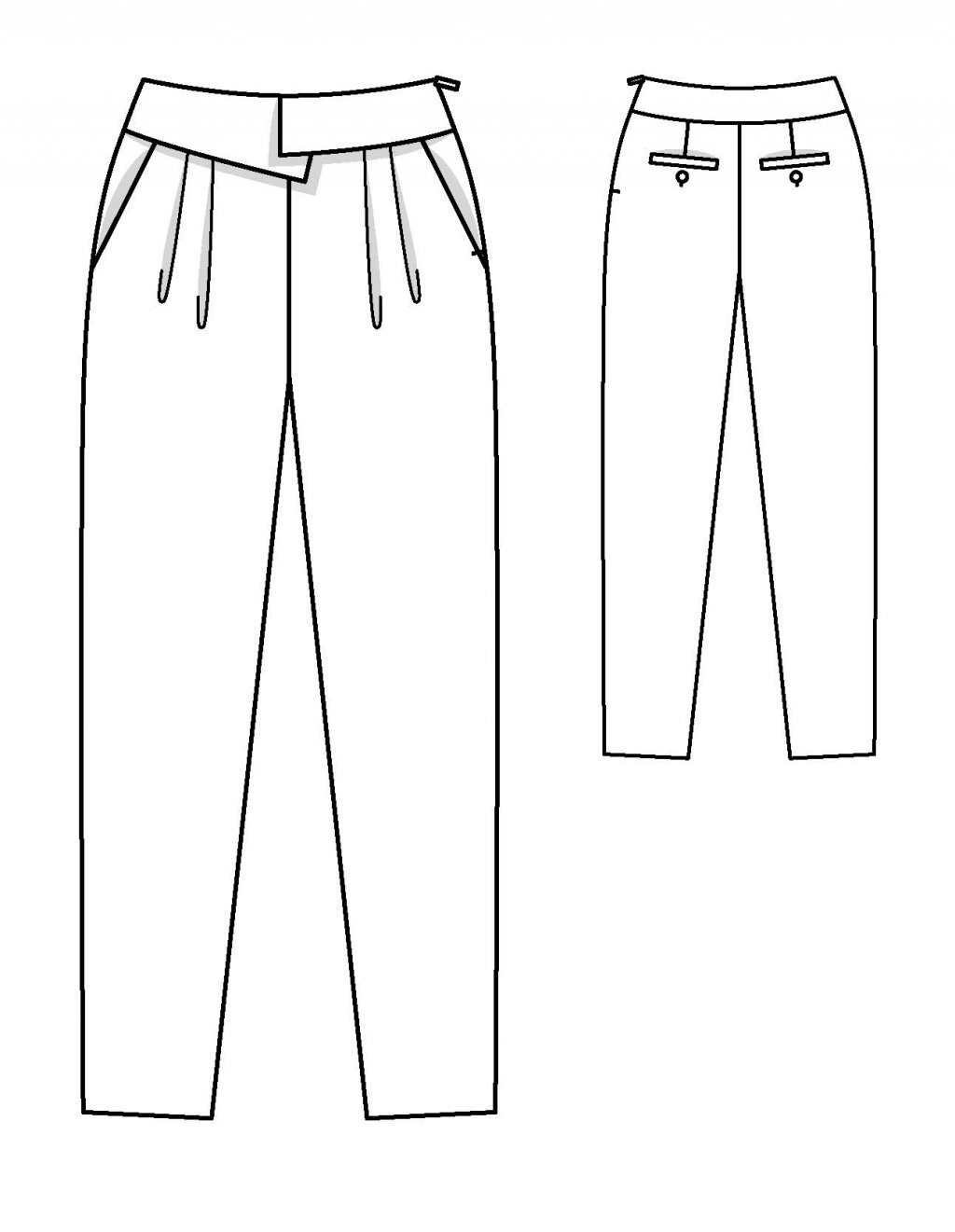 Kalhoty 119 A, B
