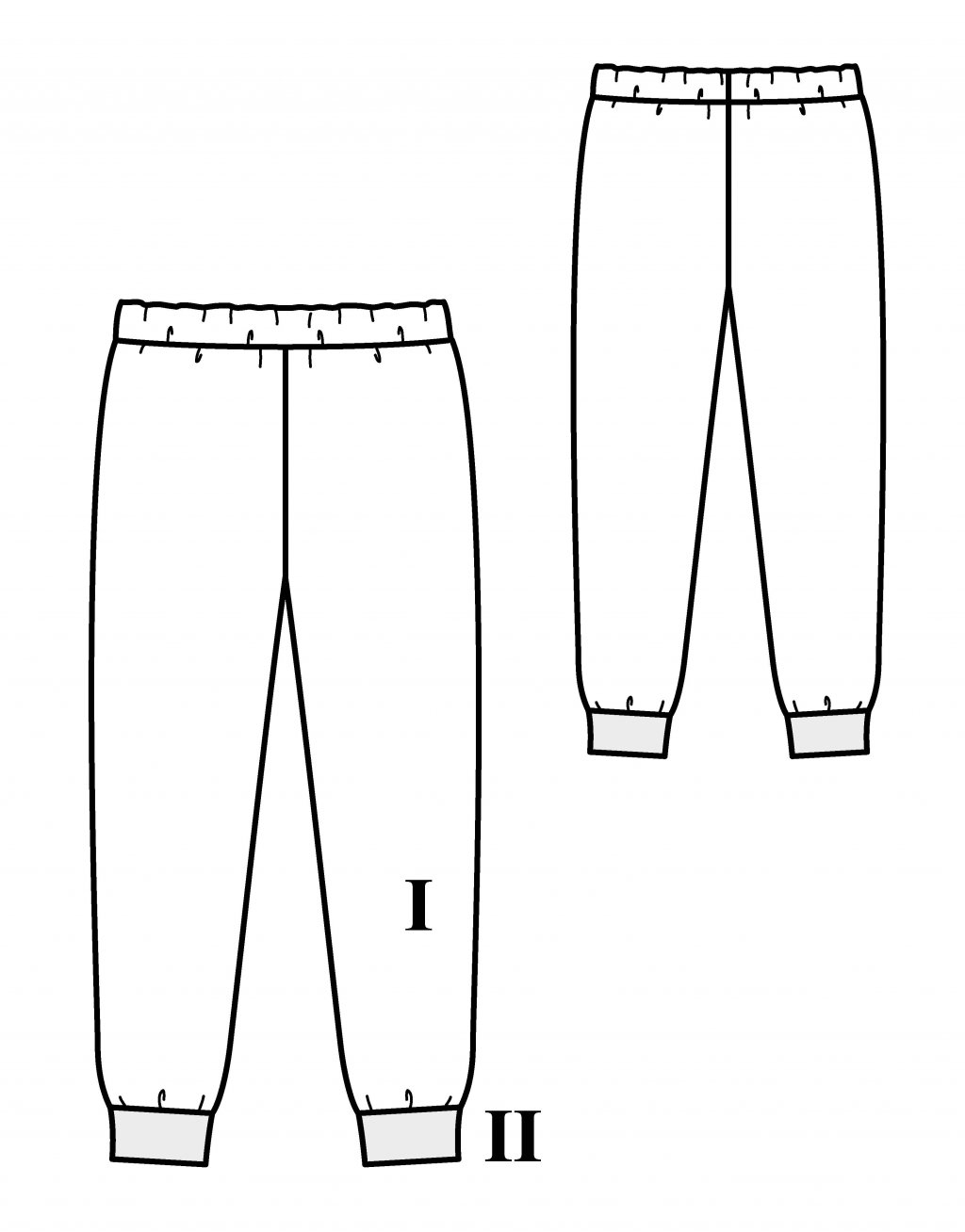 Dětské kalhoty 130 A, B
