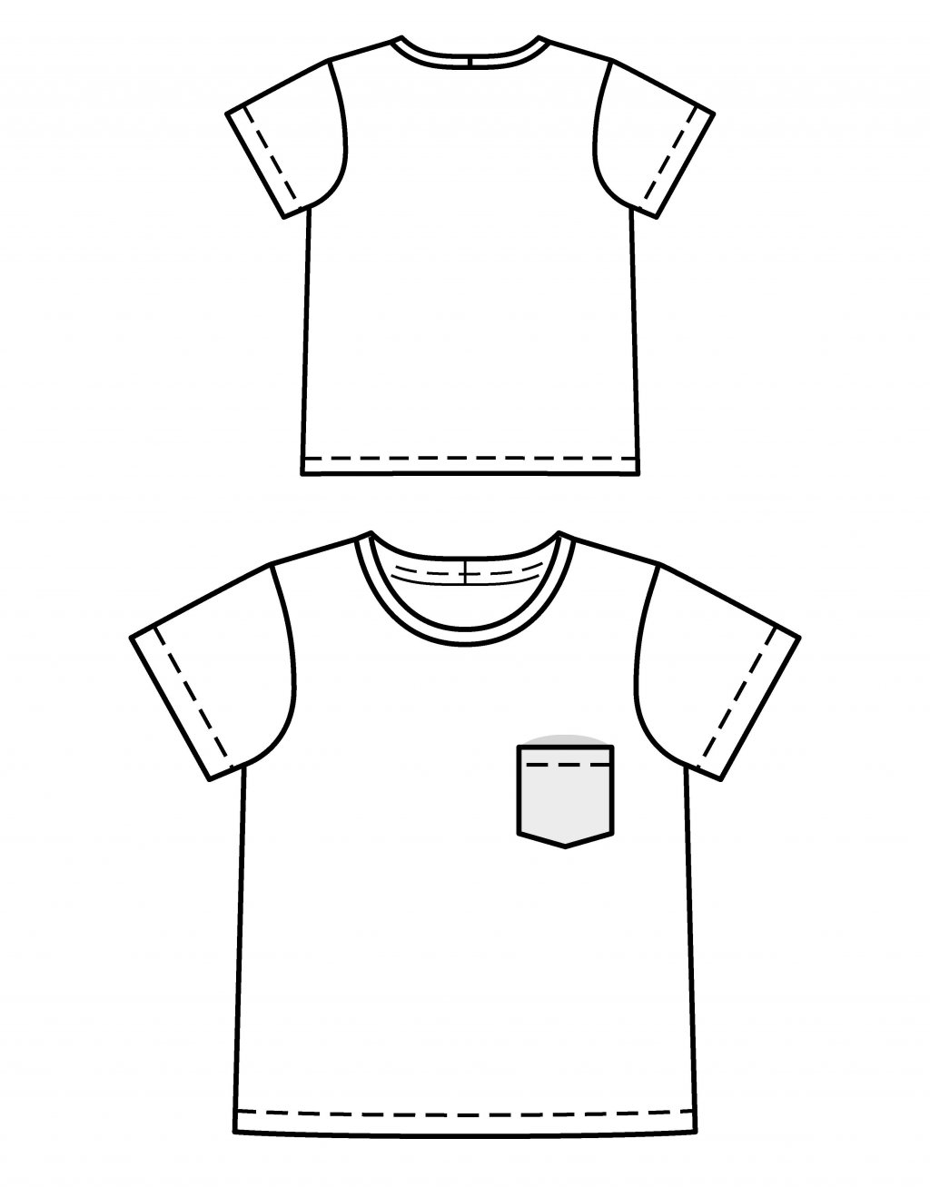 Dětské tričko 131 A, B