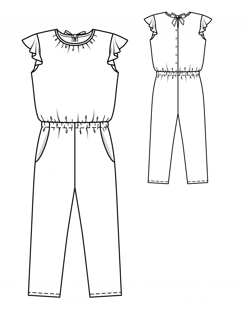 Overal 602 A, B Overal 602 A, B