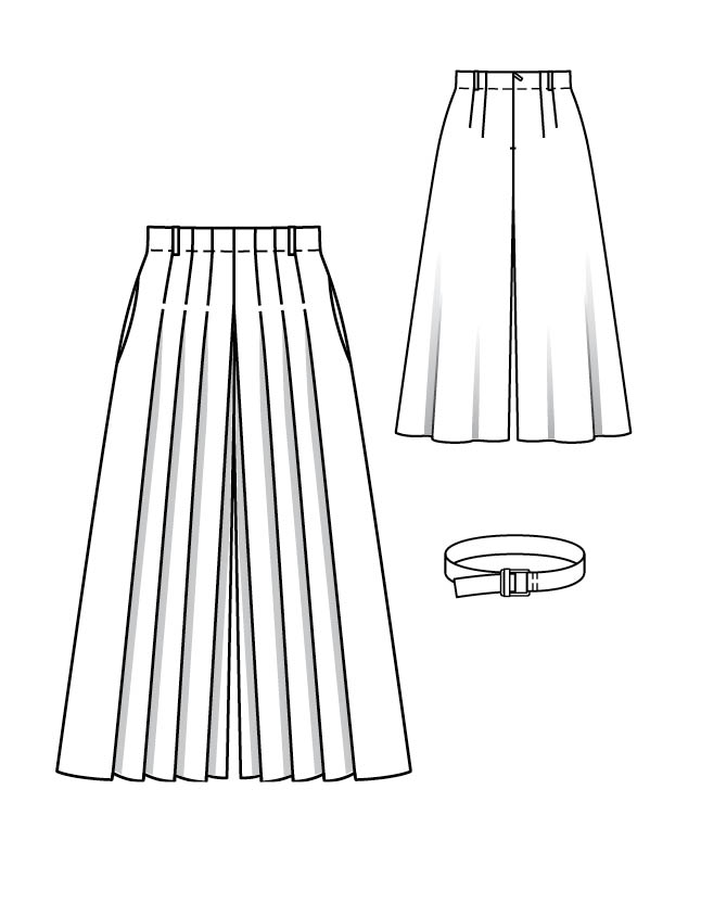 Kalhotová sukně 108