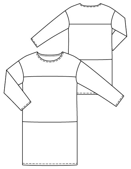 Tričkové šaty 3C