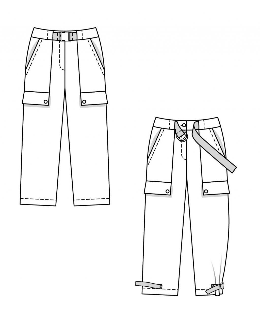 Kalhoty 120 A, B