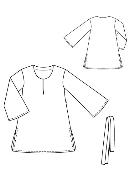 Tunikové šaty 1B