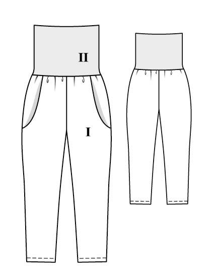 Sedmiosminové kalhoty 3B