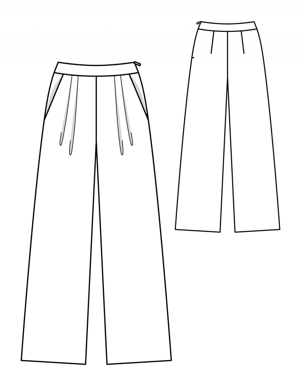11 PALAZZO PANTS SE ŠIROKÝM PÁSKEM 11 PALAZZO PANTS SE ŠIROKÝM PÁSKEM