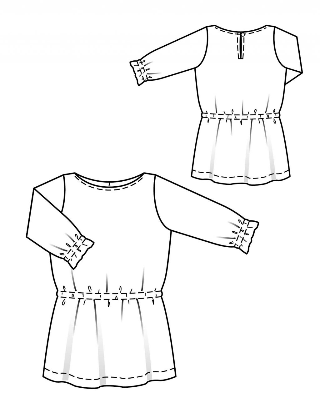 Dívčí  šaty 128