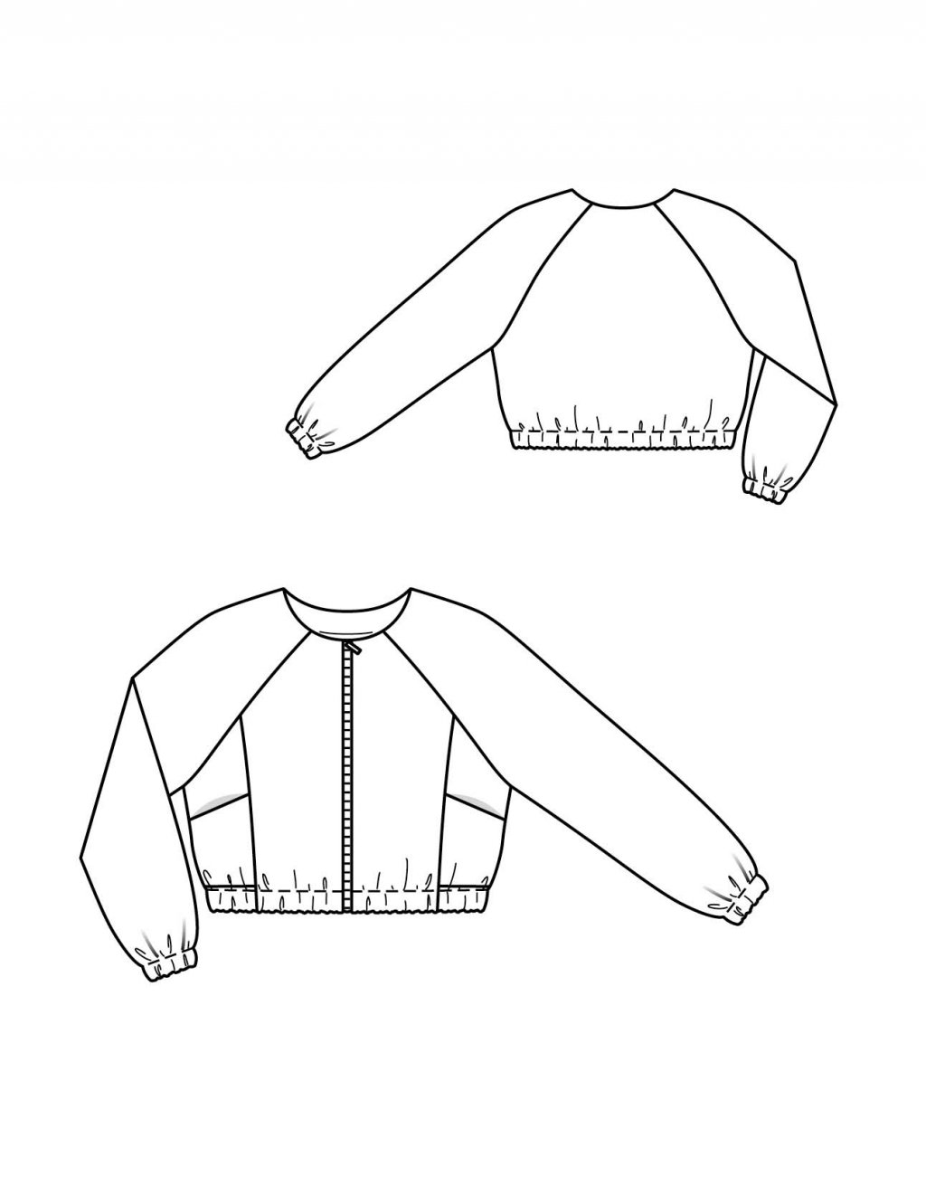 5A Krátký bluzon