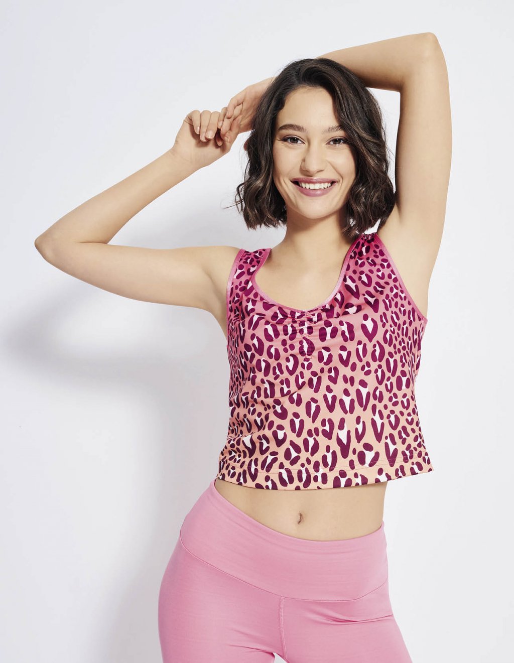 2A Top s leopardím potiskem 2A Top s leopardím potiskem