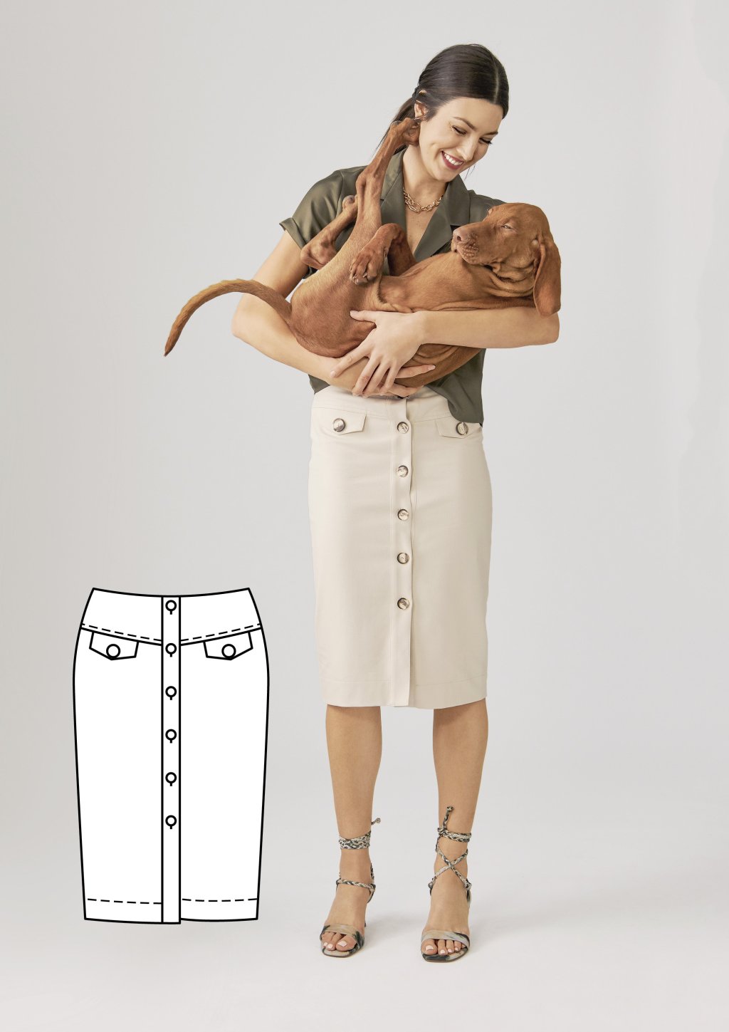17 Sukně v utility stylu 17 Sukně v utility stylu