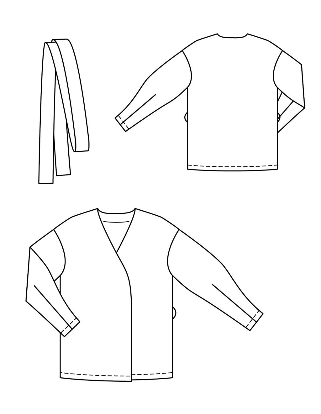 4C Vlněný kabátek