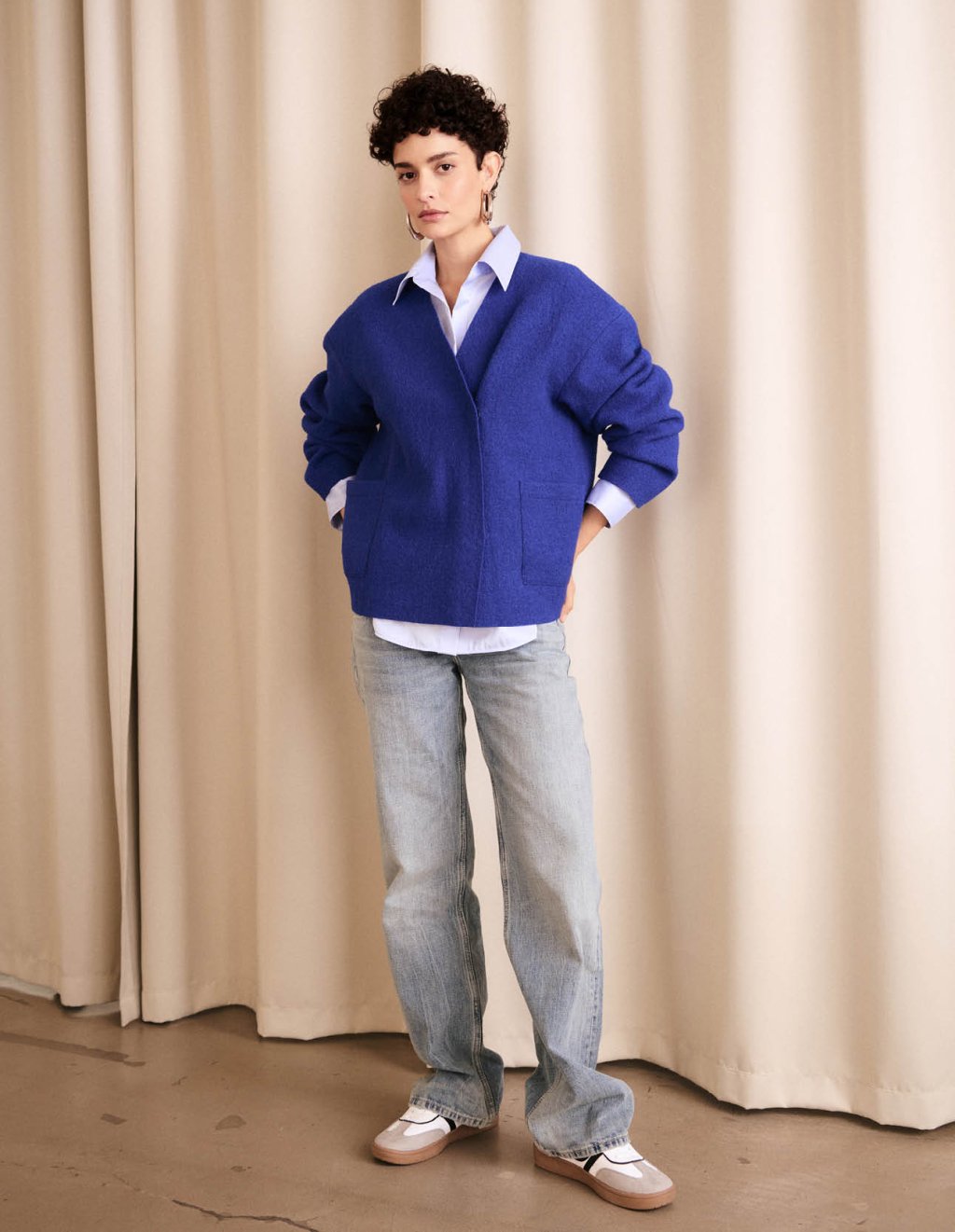 4B Lodenový kabátek