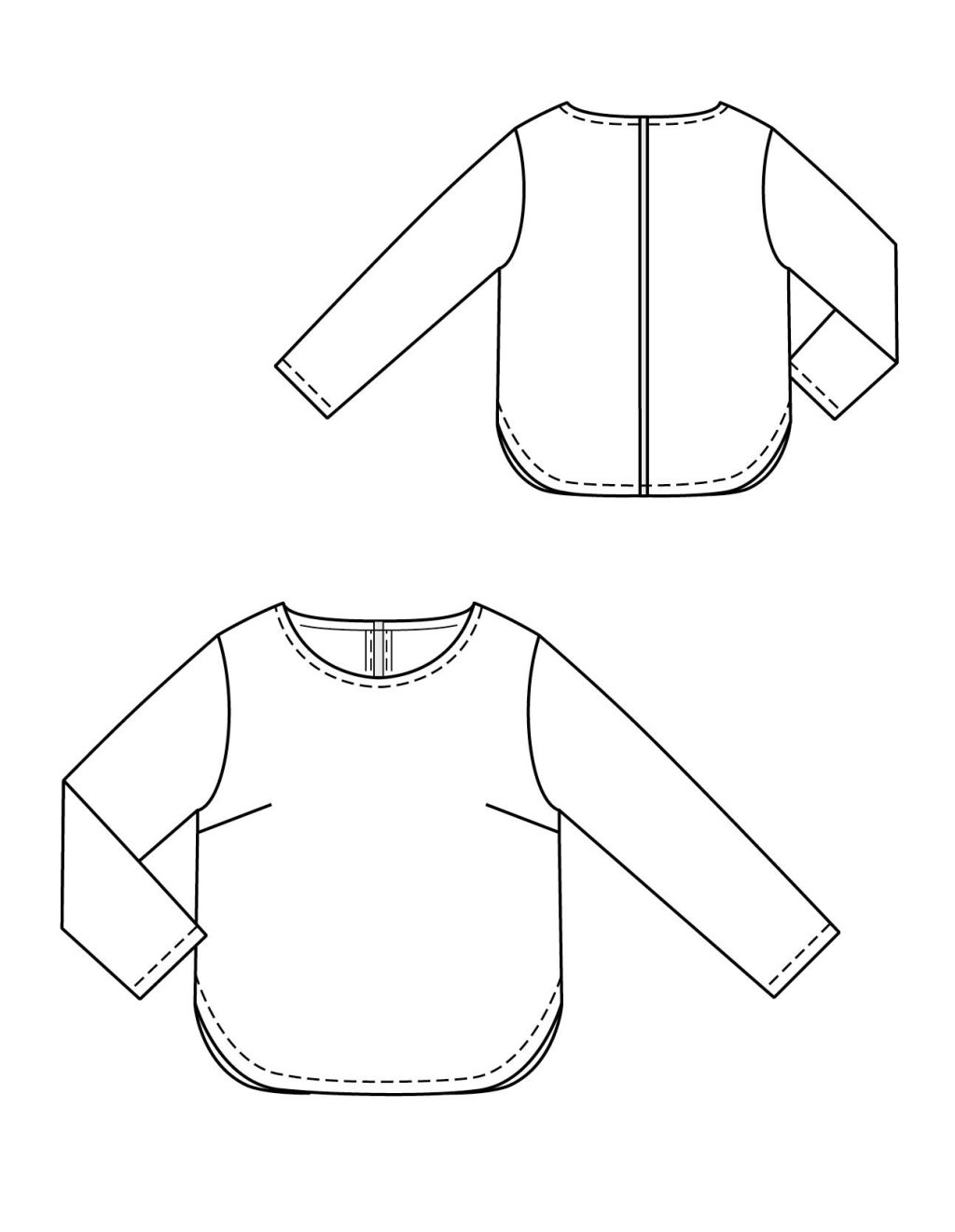 04 Sportovní tričko s kulatým výstřihem