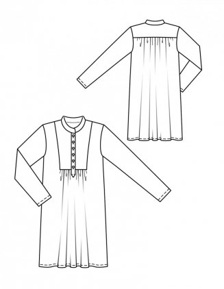 Flanelové šaty