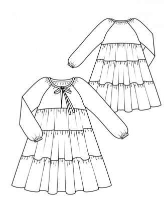 Rozevláté šaty se vzorem paisley