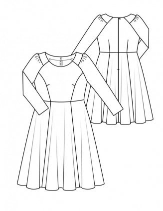 Šaty s kolovou sukní