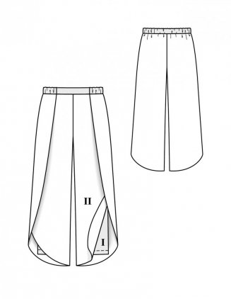 Kalhoty s dvojitými nohavicemi
