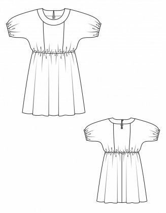 Letní šaty s šátkovým vzorem