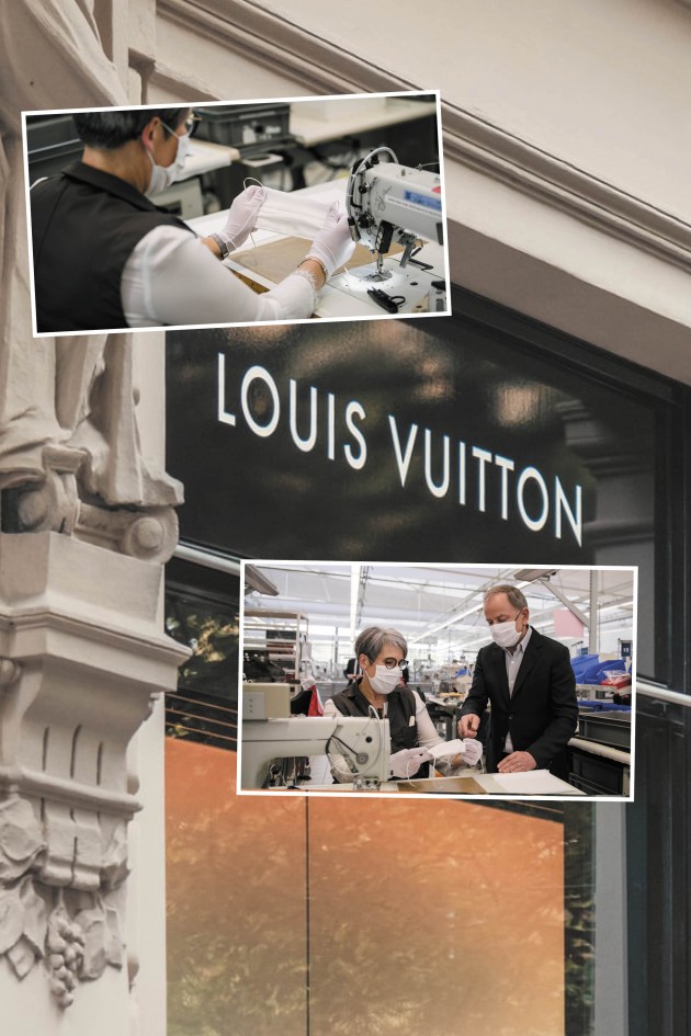 Louis Vuitton šije roušky pro francouzské zdravotníky