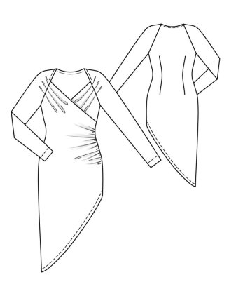 Přitažlivé asymetrické šaty